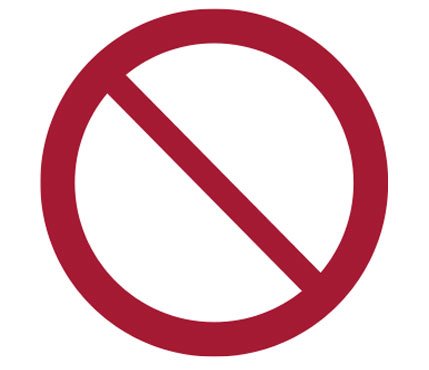 금지 표지 | Rambu Larangan